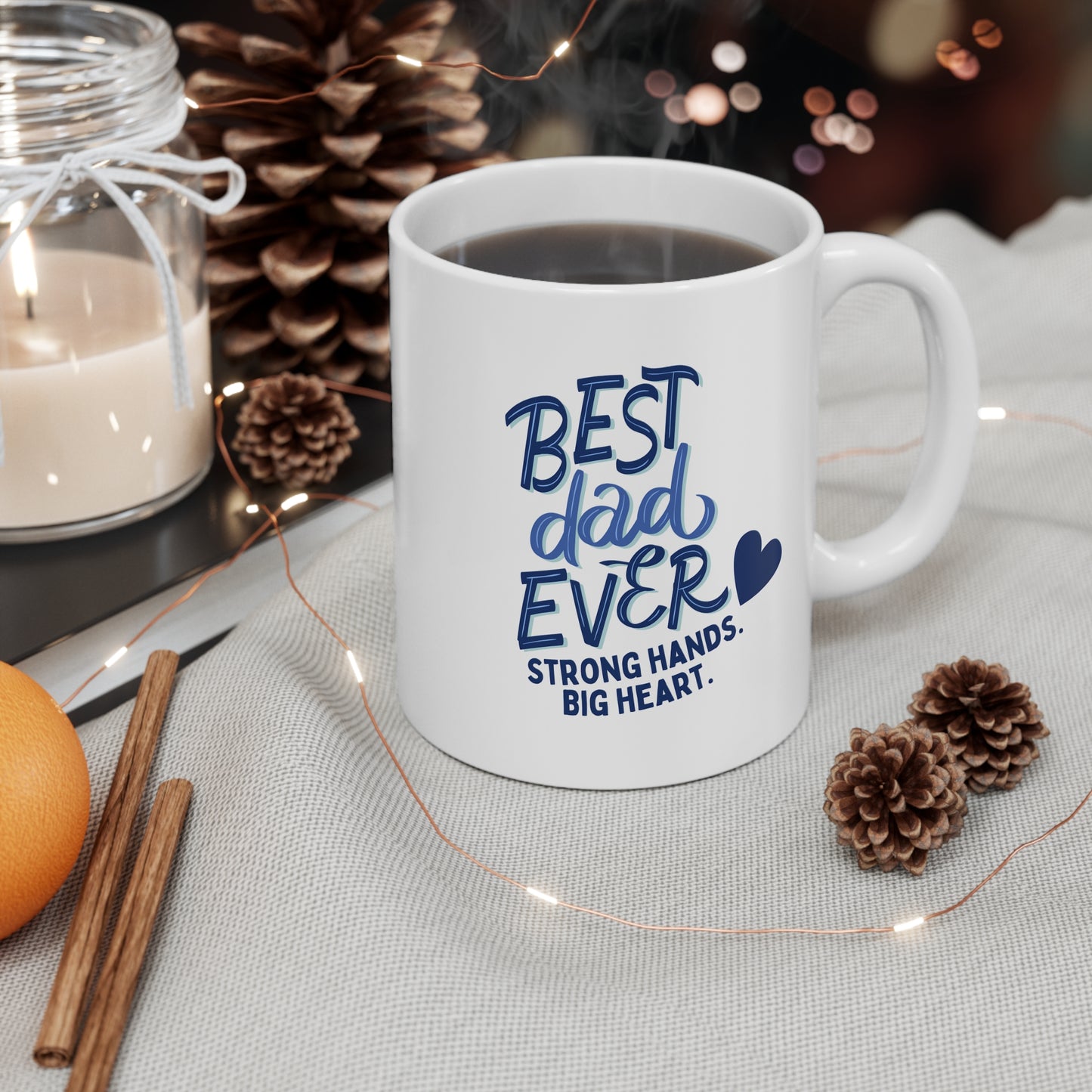 Best Dad Ever Coffee Mug | Father's Day Gift Mug for Dad | Premium Ceramic Mug