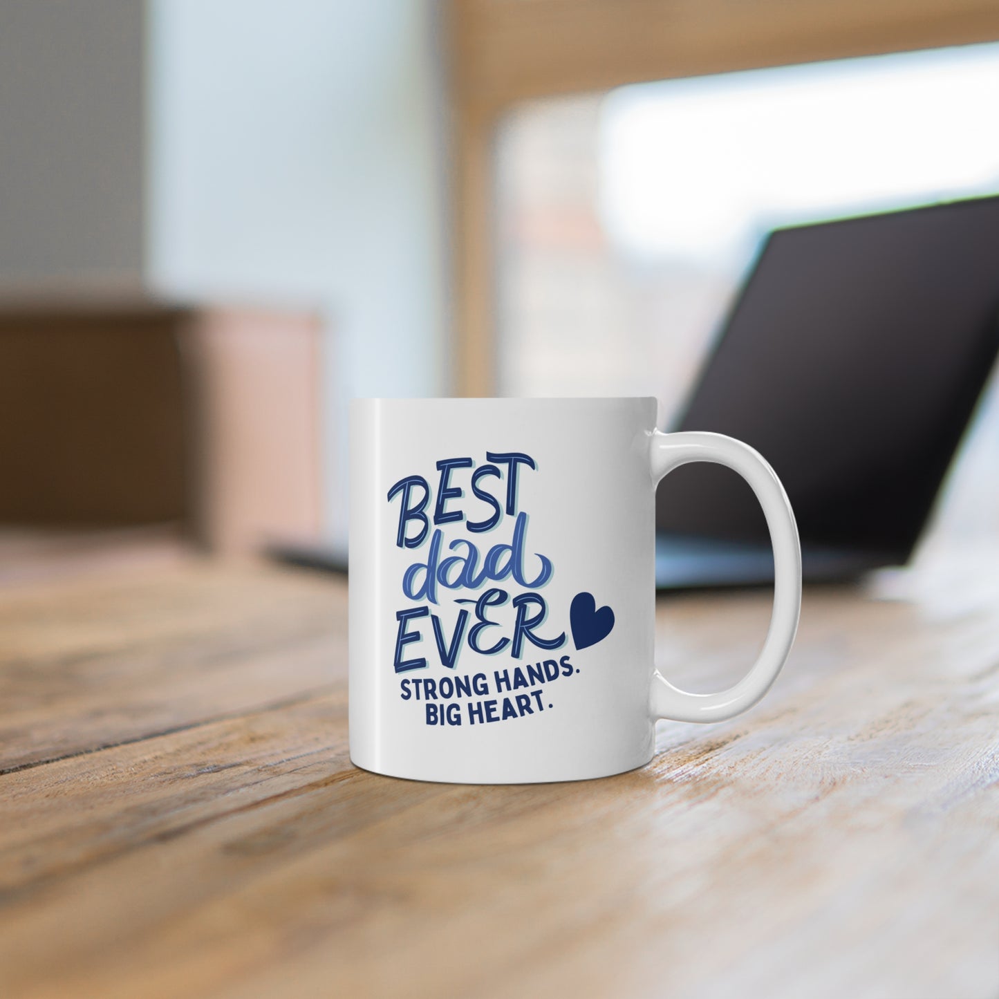 Best Dad Ever Coffee Mug | Father's Day Gift Mug for Dad | Premium Ceramic Mug