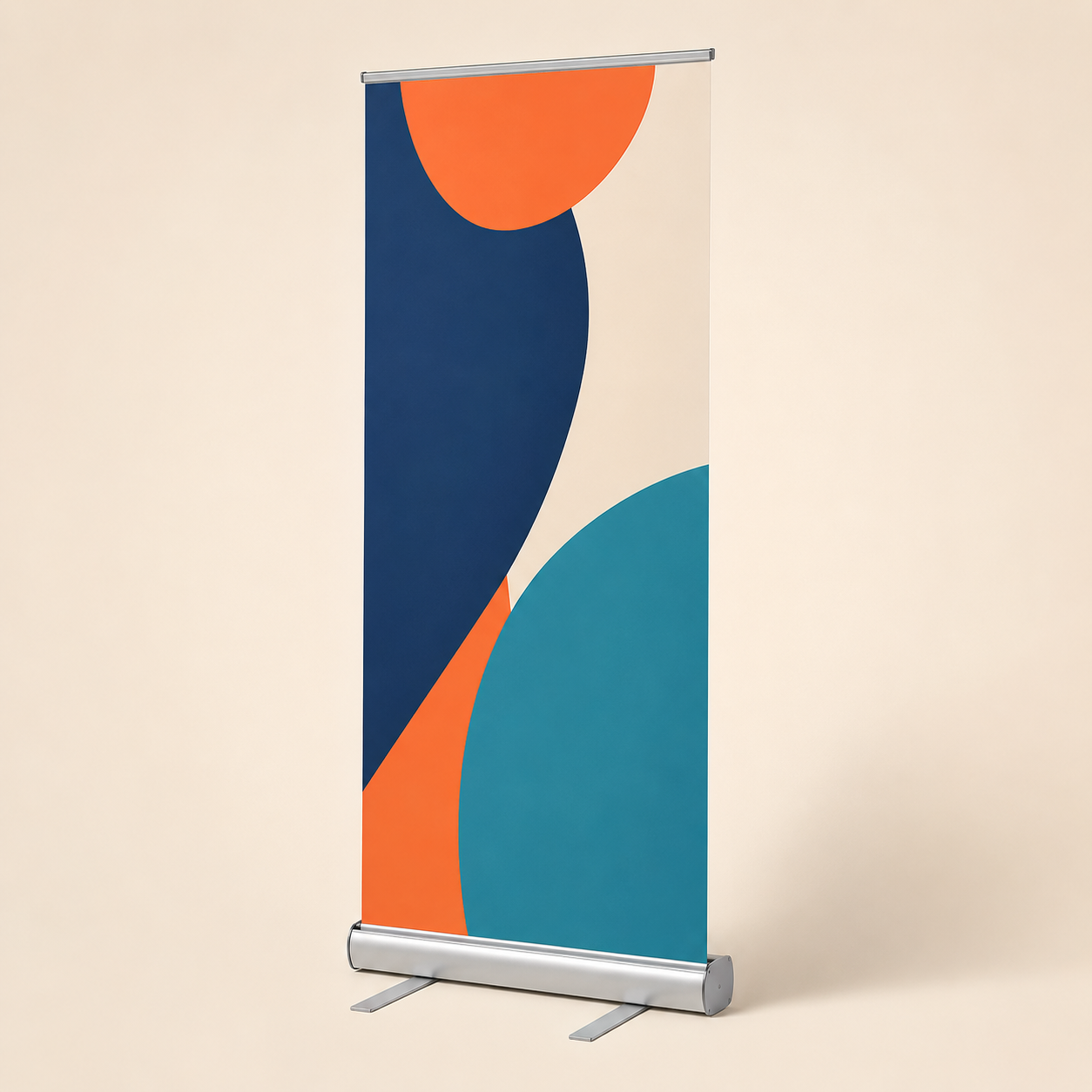 Custom printed roll-up banner stand